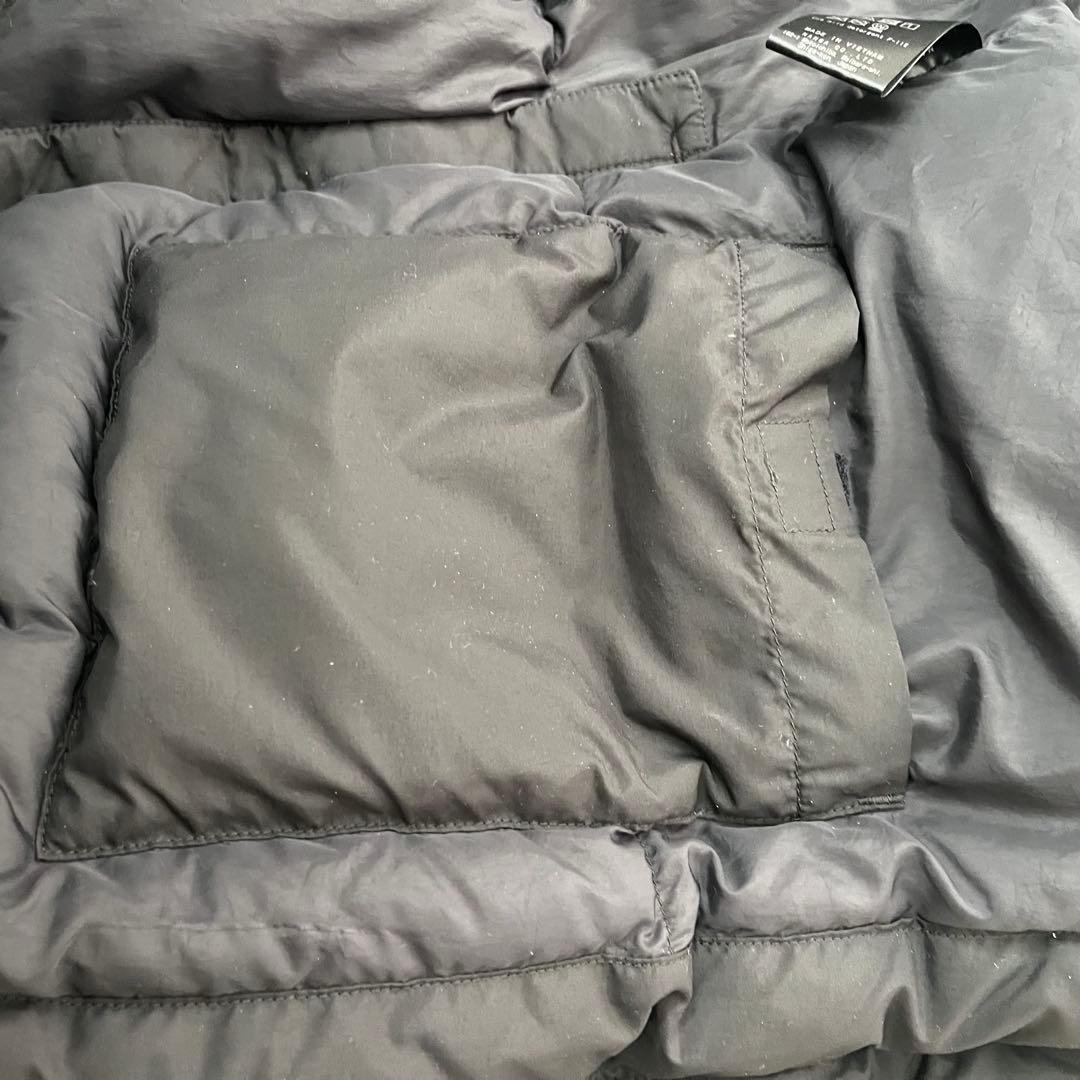 ナンガNANGAスタンドカラーダウンジャケットブラックM