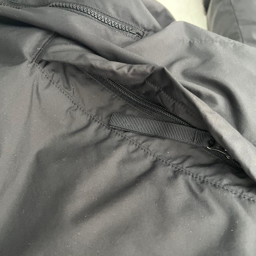 ナンガNANGAスタンドカラーダウンジャケットブラックM