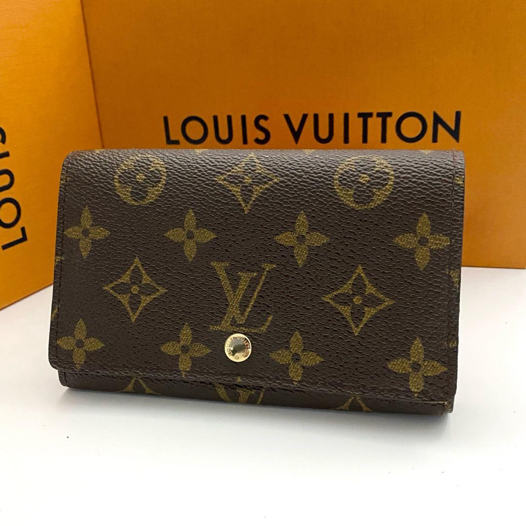 ルイヴィトン　モノグラム　ポルトモネビエ　トレゾール　折り財布