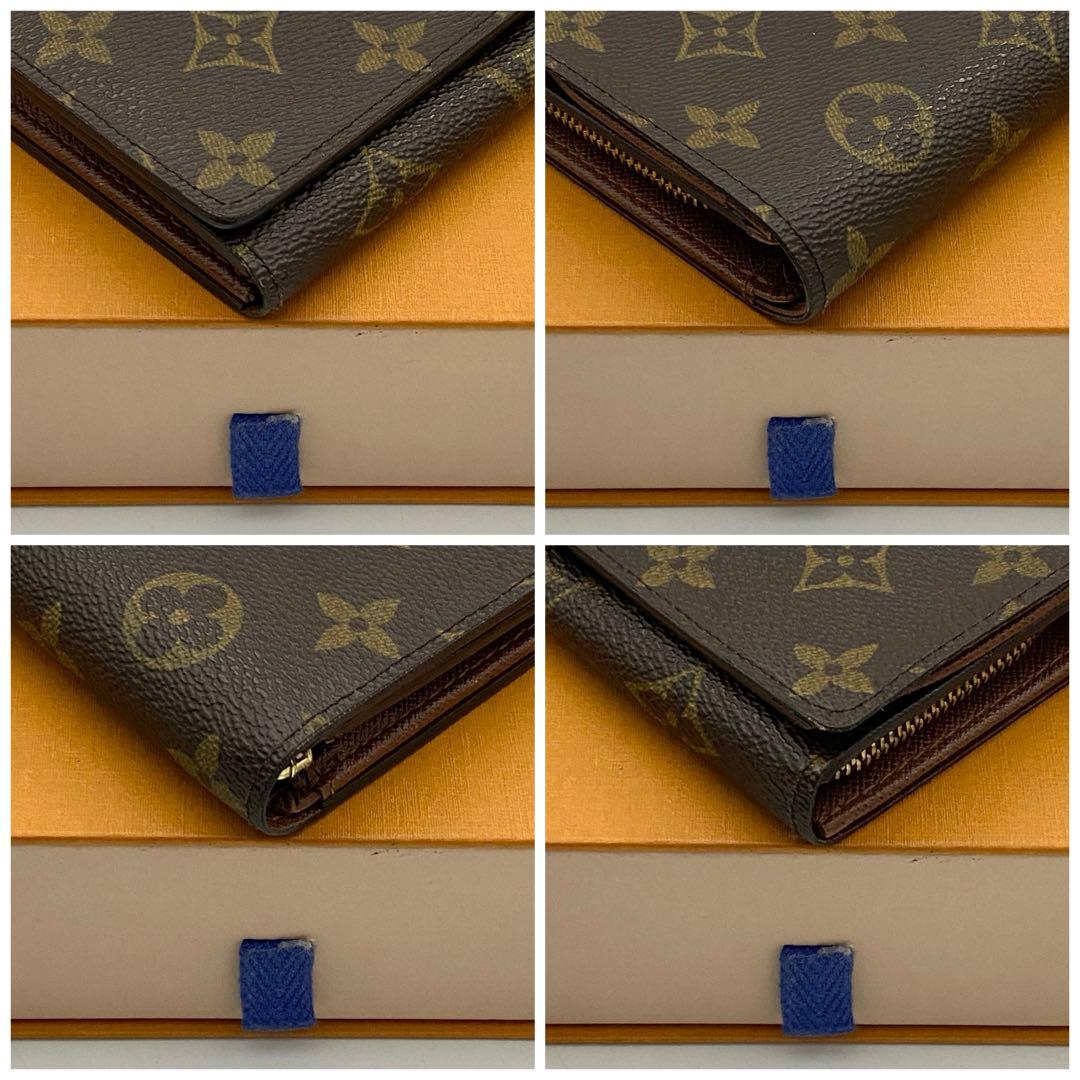 ルイヴィトン　モノグラム　ポルトモネビエ　トレゾール　折り財布