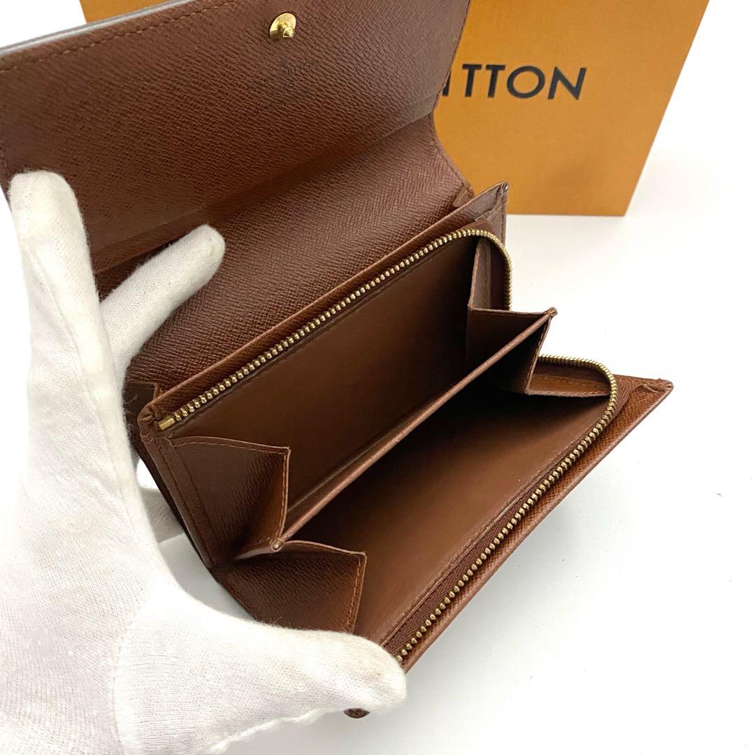 ルイヴィトン　モノグラム　ポルトモネビエ　トレゾール　折り財布