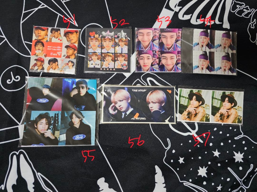 ステッカー テテ テヒョン BTS 韓国製作者様 グッズ