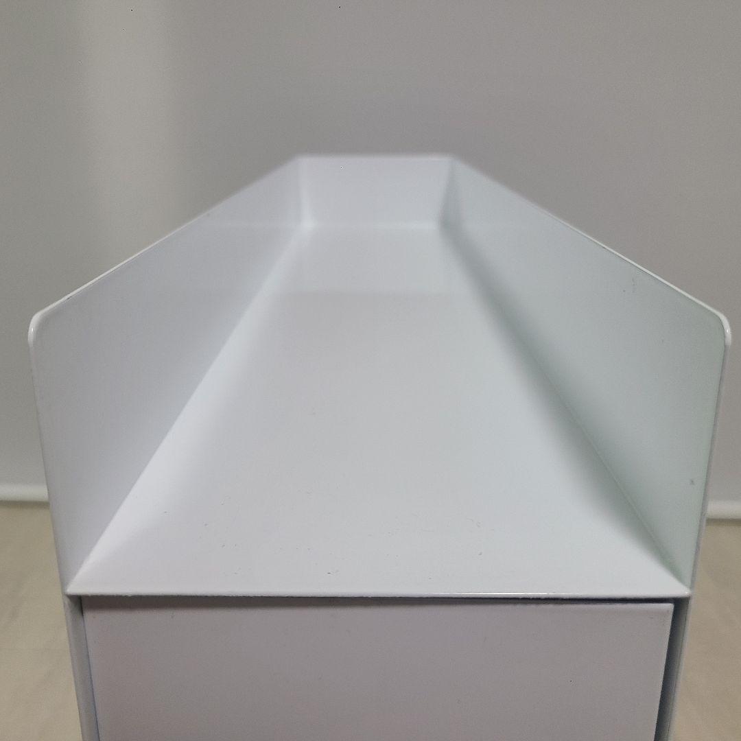 【人気】tower タワー　隠せる調味料ラック 白　コンロ横