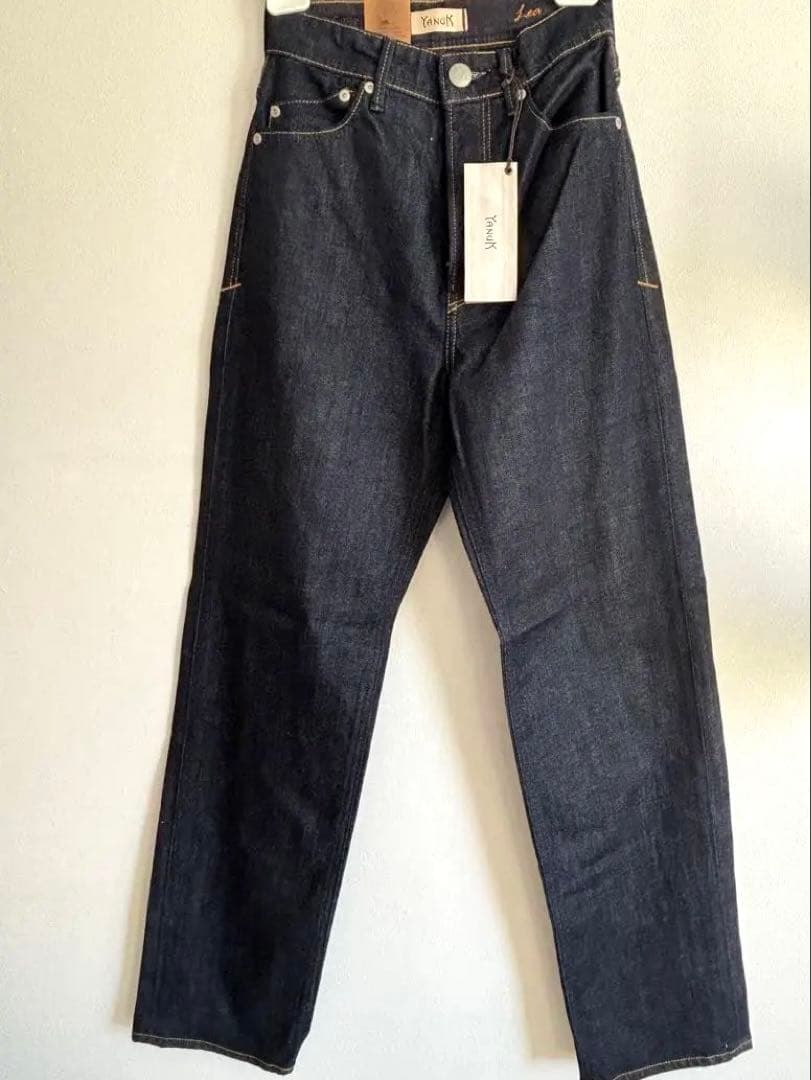 【新品未使用品】YANUK LEA ボーイズストレート 23サイズ　OWL