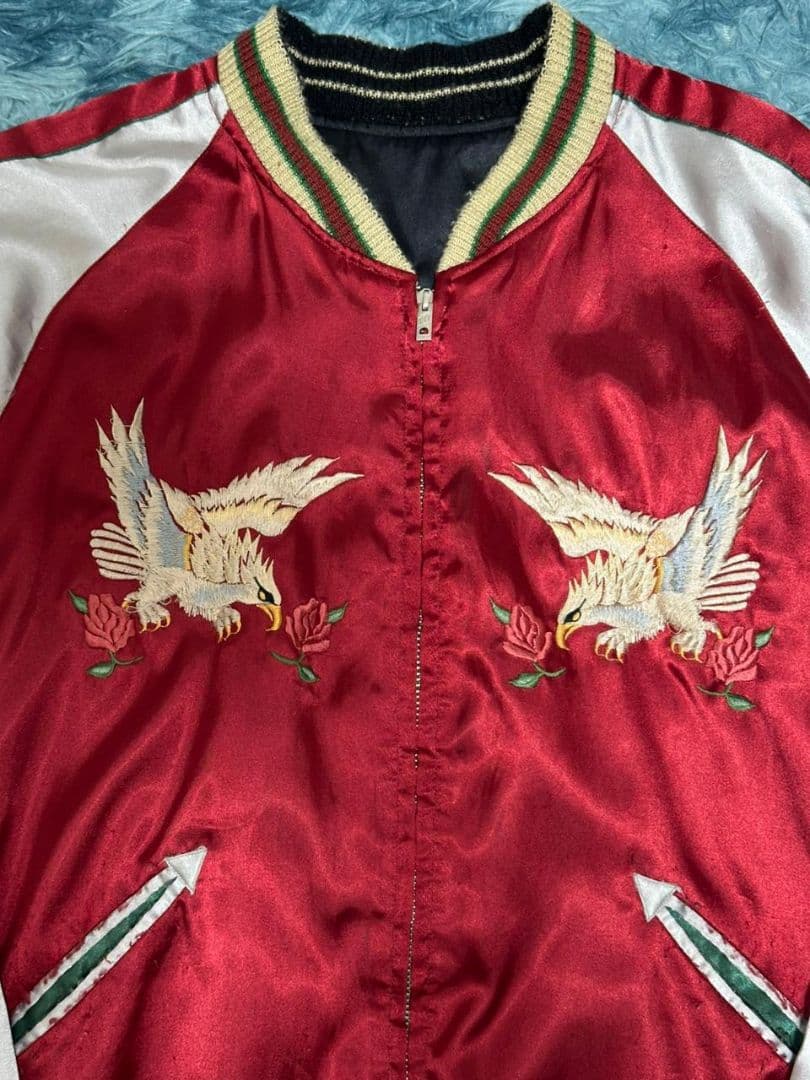 テーラー東洋　蛇 虎リバーシブルスカジャン