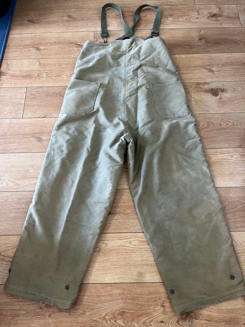 U.S.N. 海軍　オーバーオール 4Ｌ相当オリーブドラブ