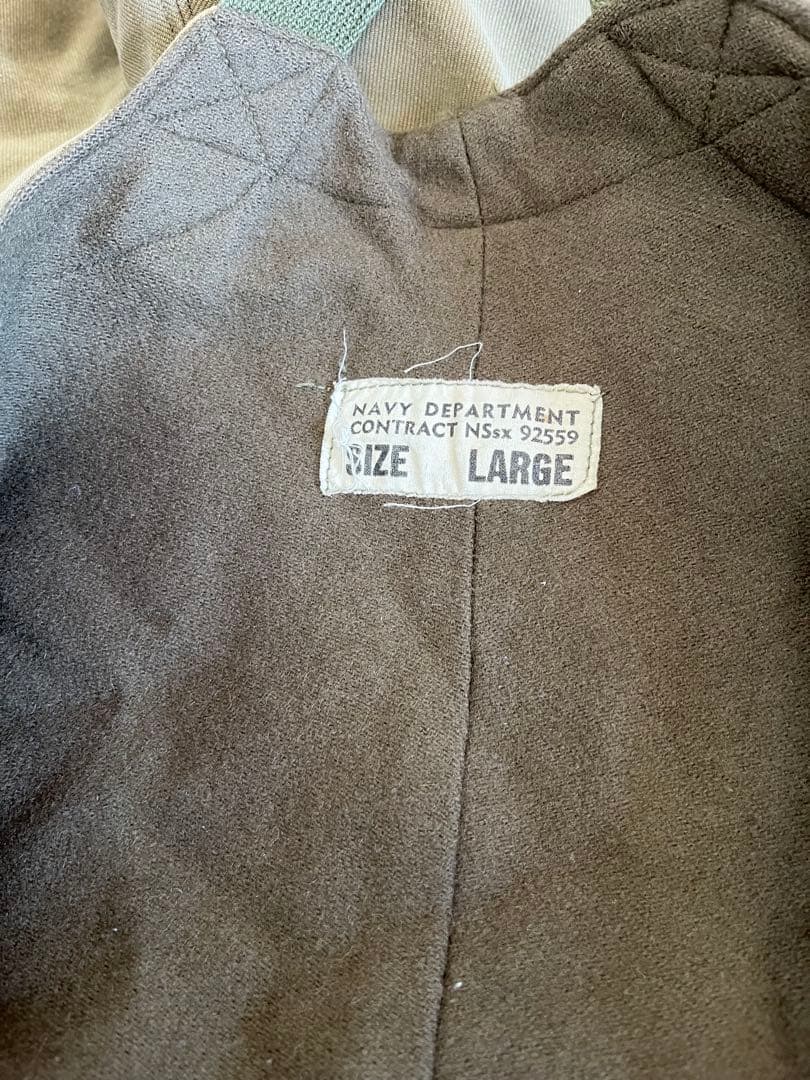 U.S.N. 海軍　オーバーオール 4Ｌ相当オリーブドラブ