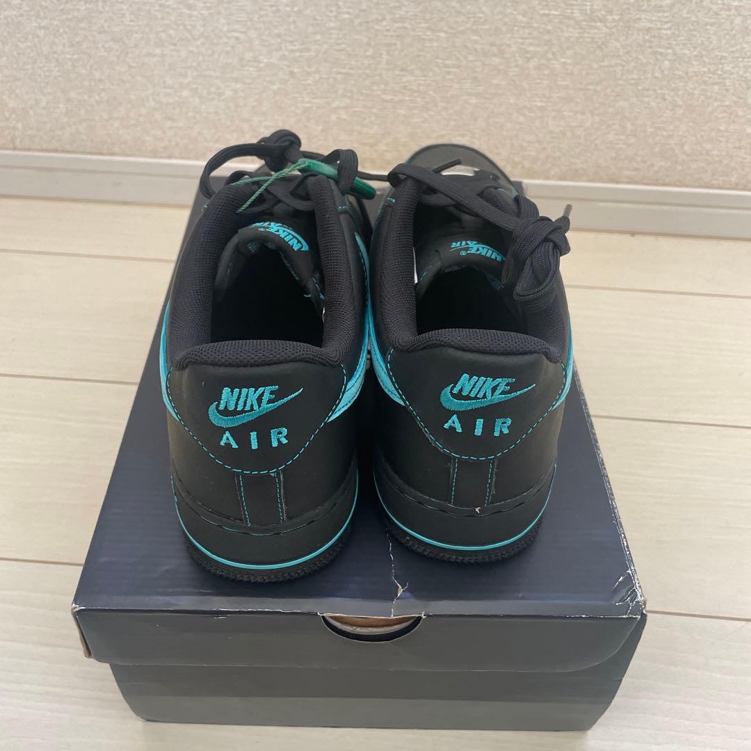 Nike Air Force 1 Lowブラックティファニー27cm鑑定済正規品