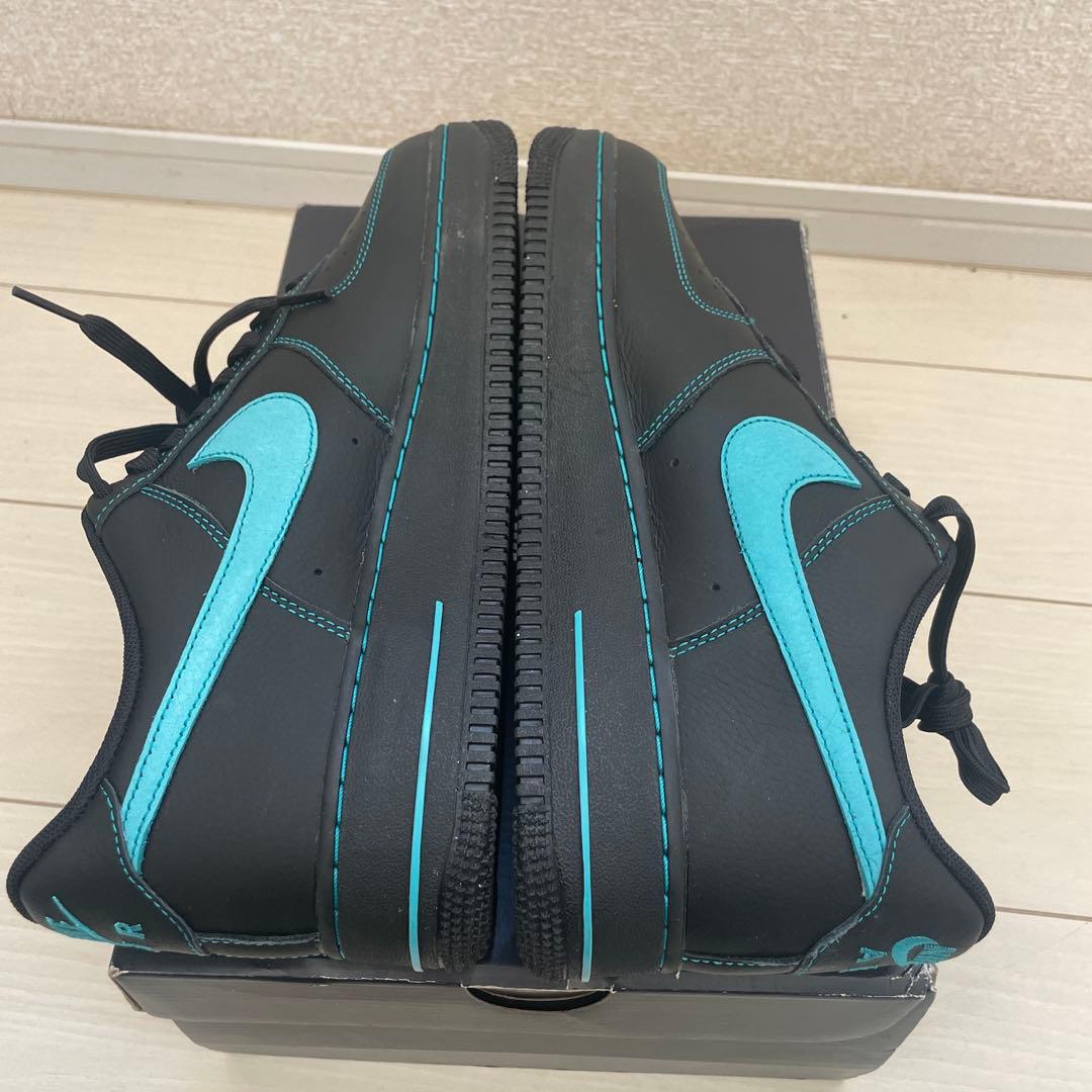 Nike Air Force 1 Lowブラックティファニー27cm鑑定済正規品