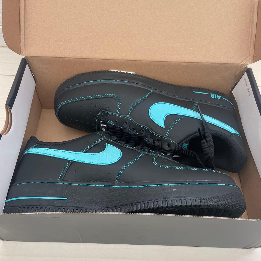 Nike Air Force 1 Lowブラックティファニー27cm鑑定済正規品
