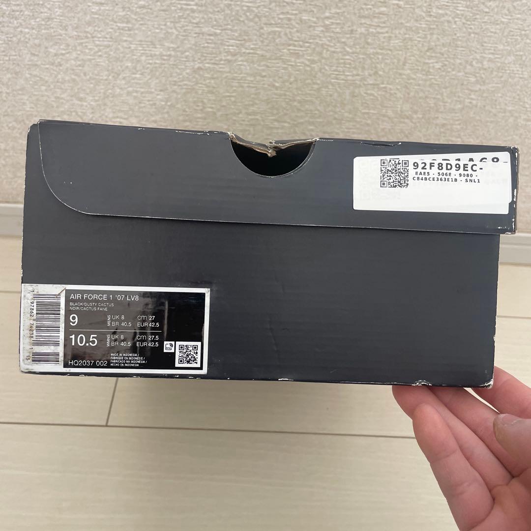 Nike Air Force 1 Lowブラックティファニー27cm鑑定済正規品