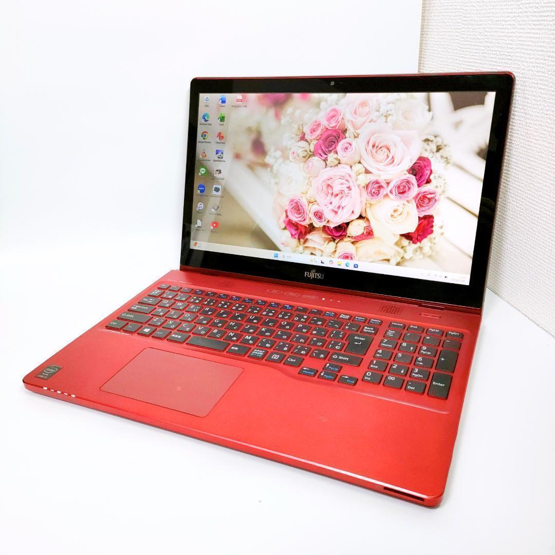 タッチパネル✨️Corei7 Win11 SSD カメラ付き富士通ノートパソコン