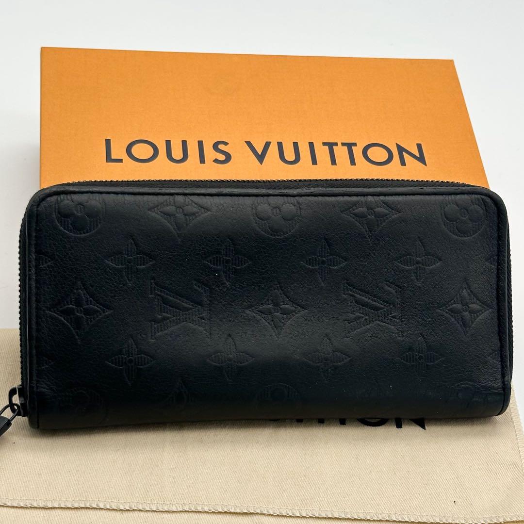 ルイヴィトン ジッピーウォレット ヴェルティカル シャドウ モノグラム ラウンド