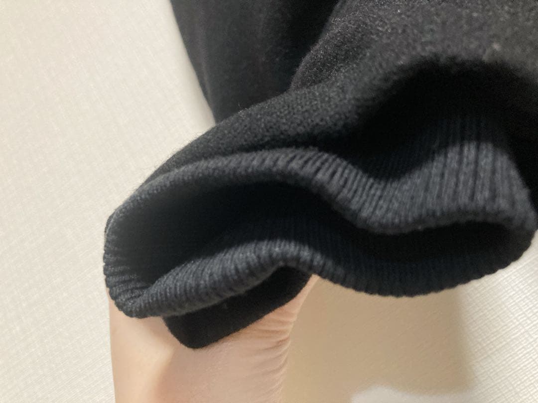 MACKINTOSH マッキントッシュ ノーカラーダウンコート 黒38 切り替え