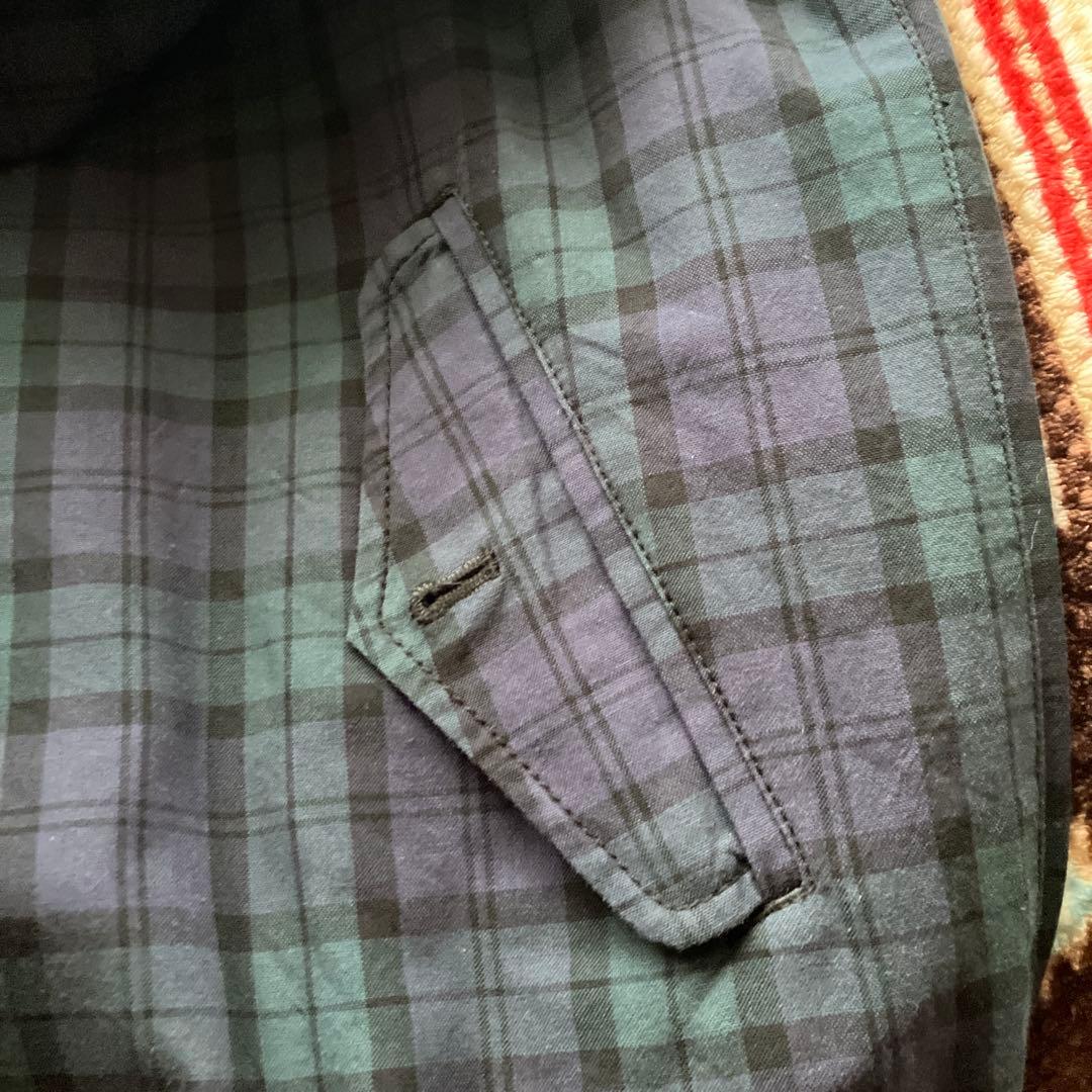 FRED PERRY フード付きチェックジャケット M