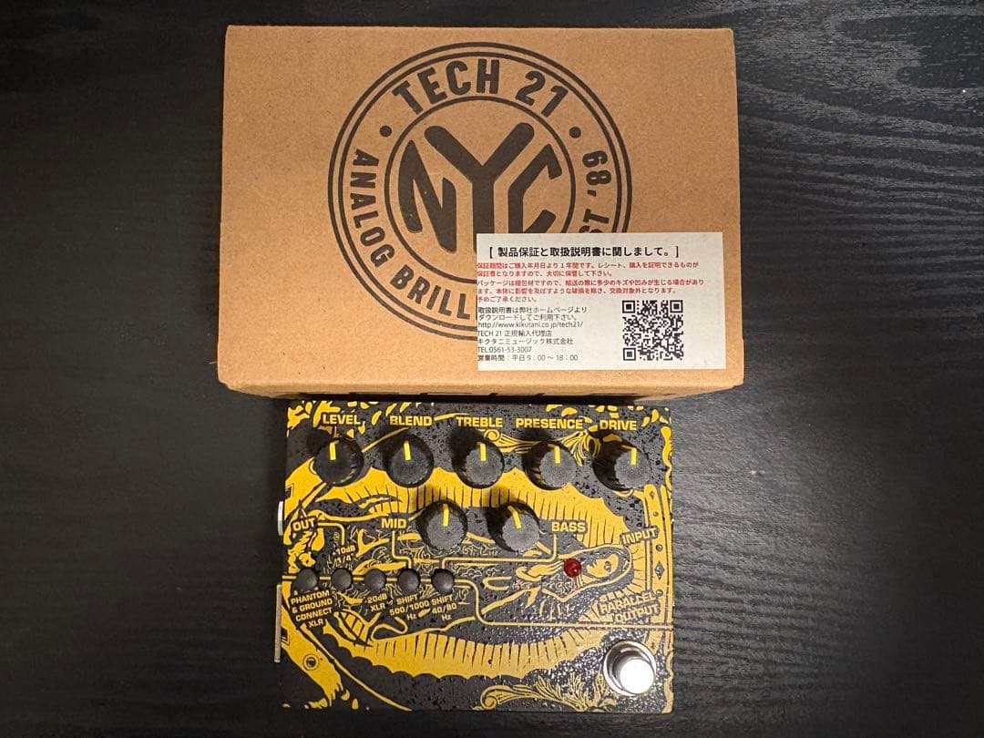 TECH 21 SansAmp Bass D DI 箱あり