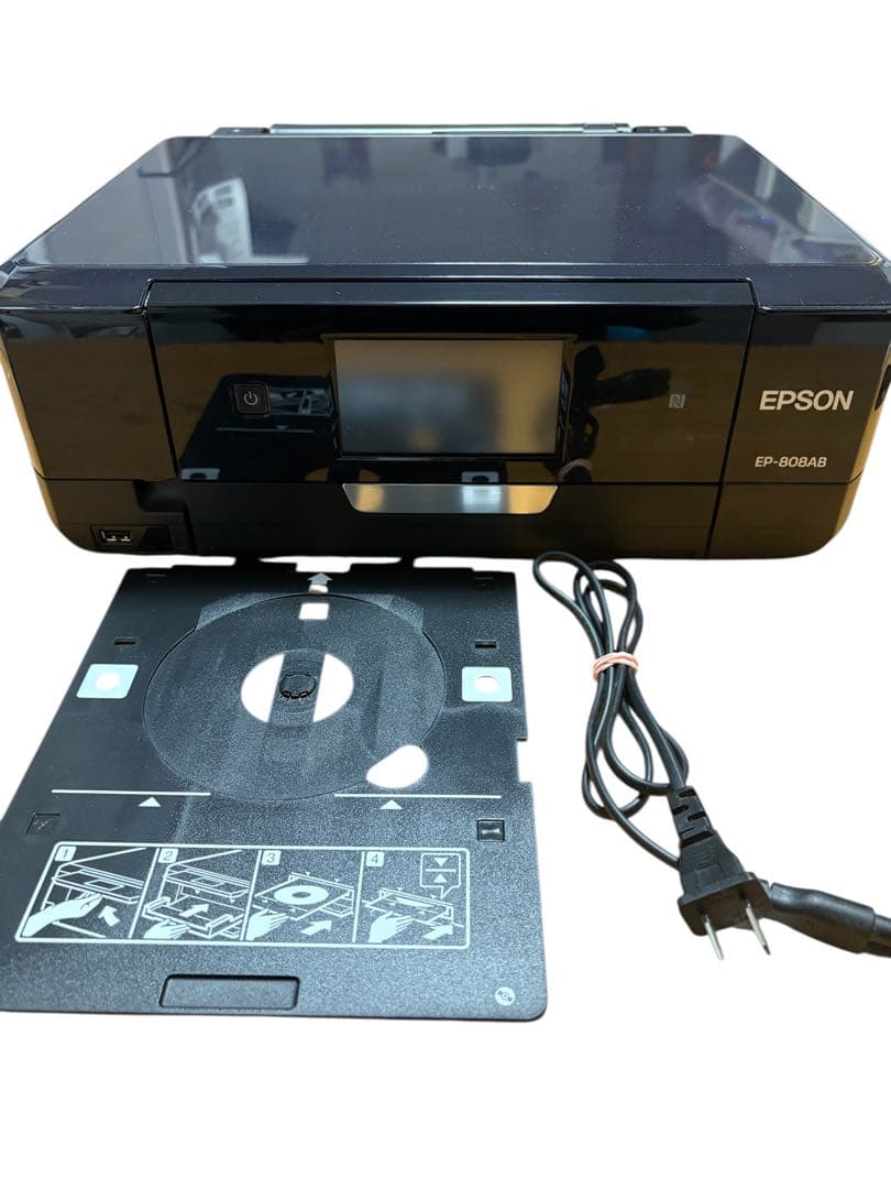 動作確認済　EPSON EP-808AB インクジェットプリンター