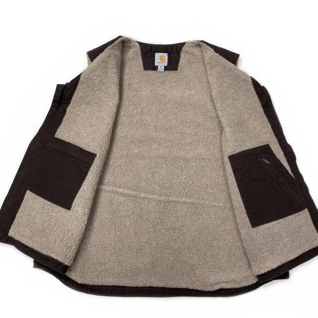 カーハート ワークベスト US購入(2XL/R)茶 181218