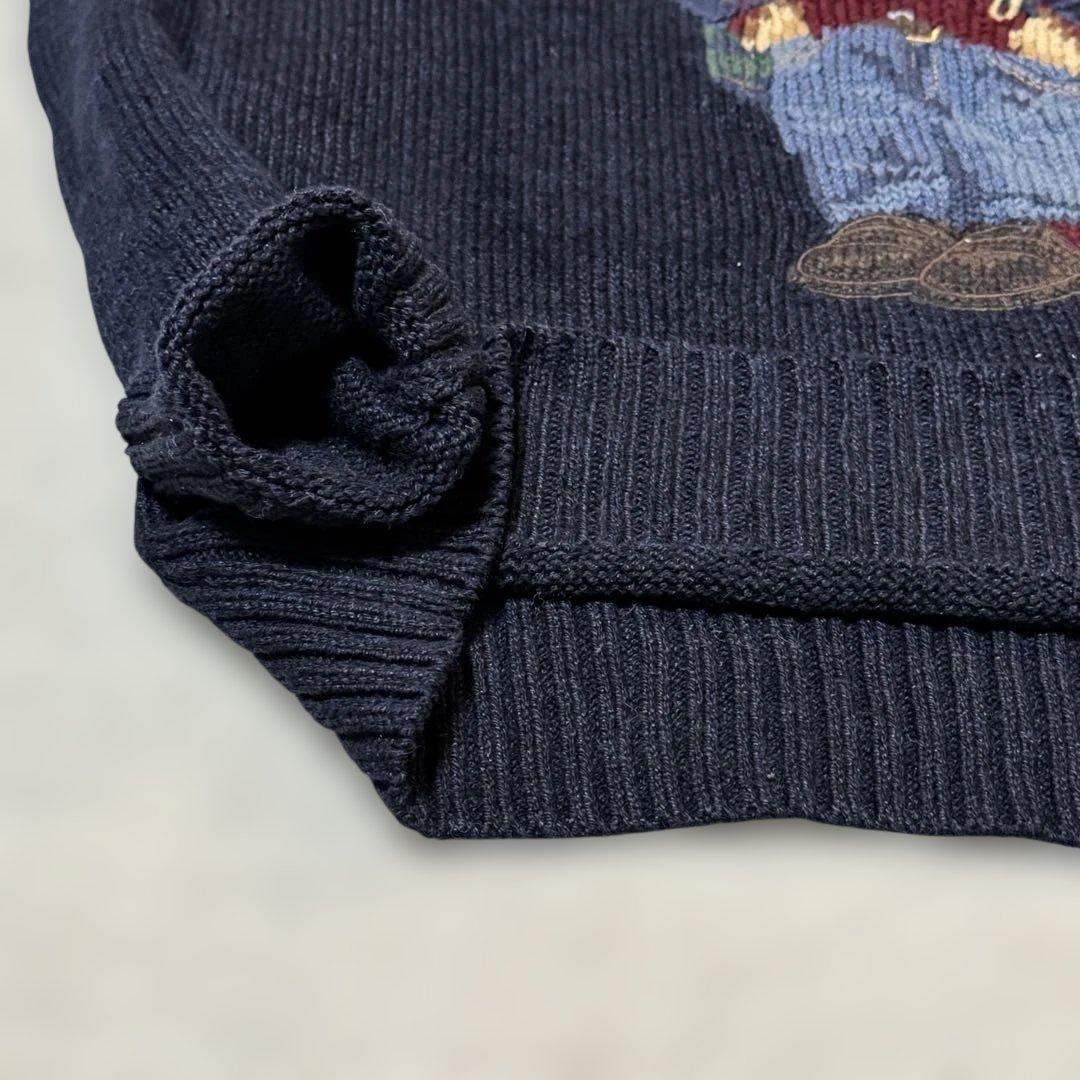 POLO RALPH LAUREN ポロベア 刺繍 コットン リネン混 M