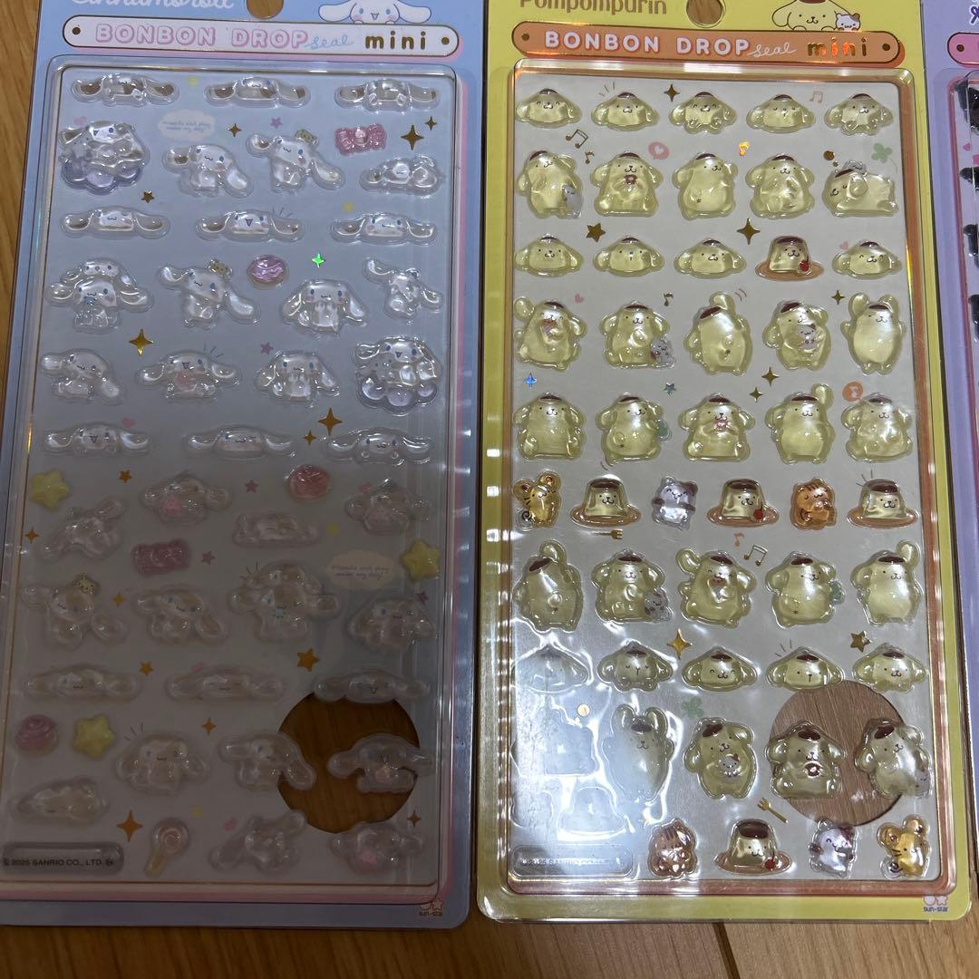 サンリオ ボンボンドロップシール ミニ 全種類 正規品 まとめ売り