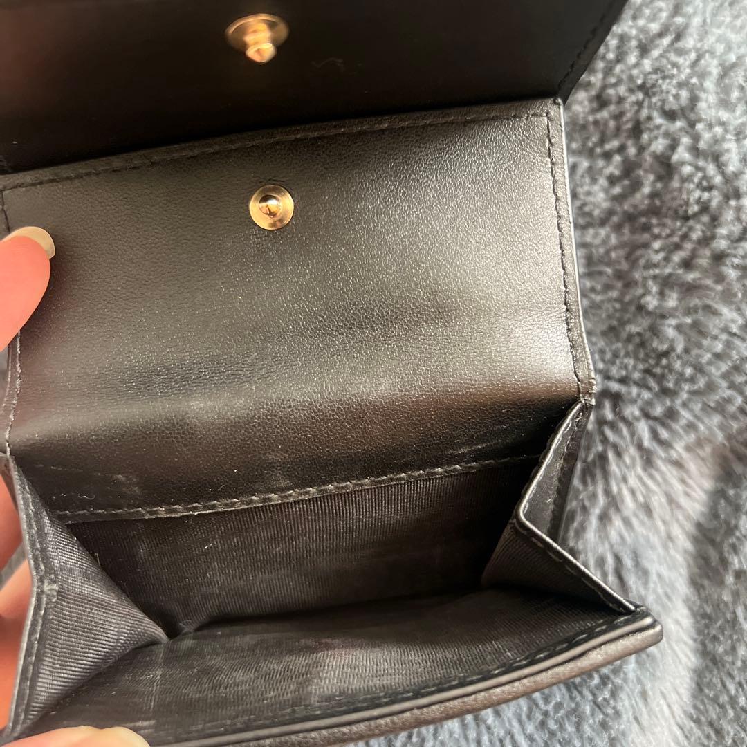 Dior 三つ折財布 ロータスウォレット ブラック 即日発送