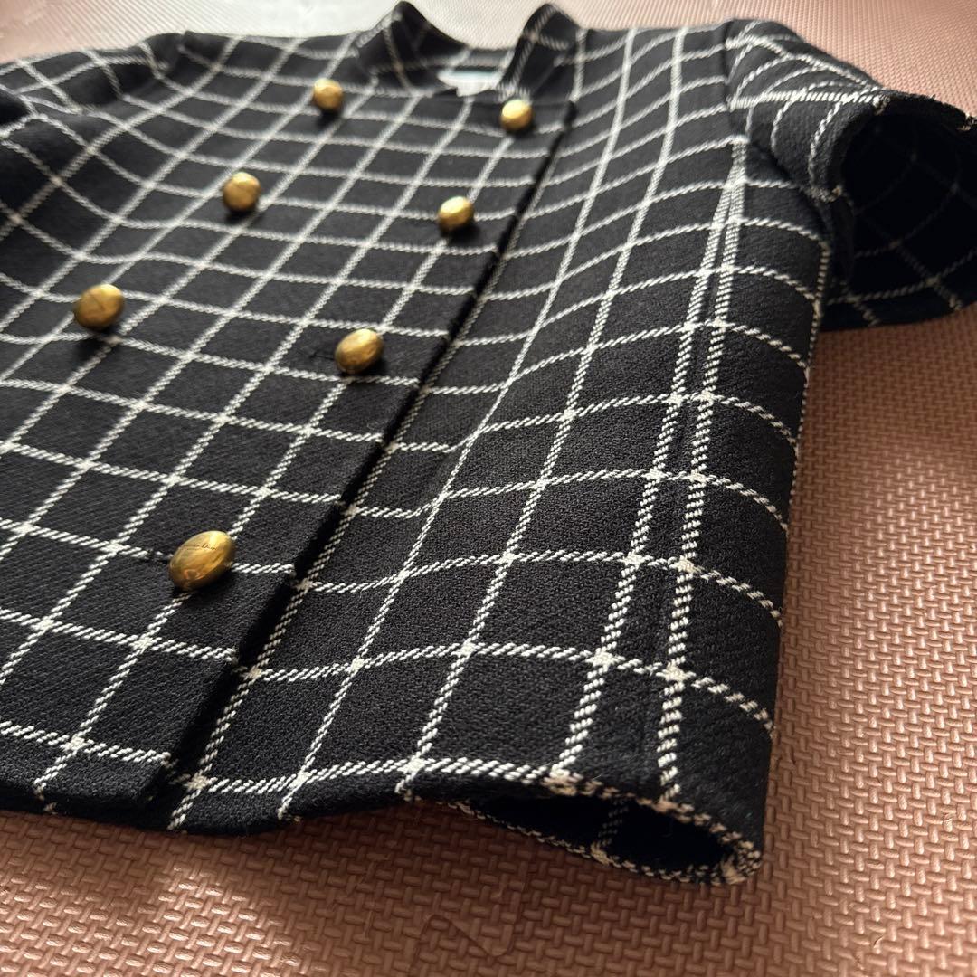 24AW DIOR ショートスリーブジャケット　黒36