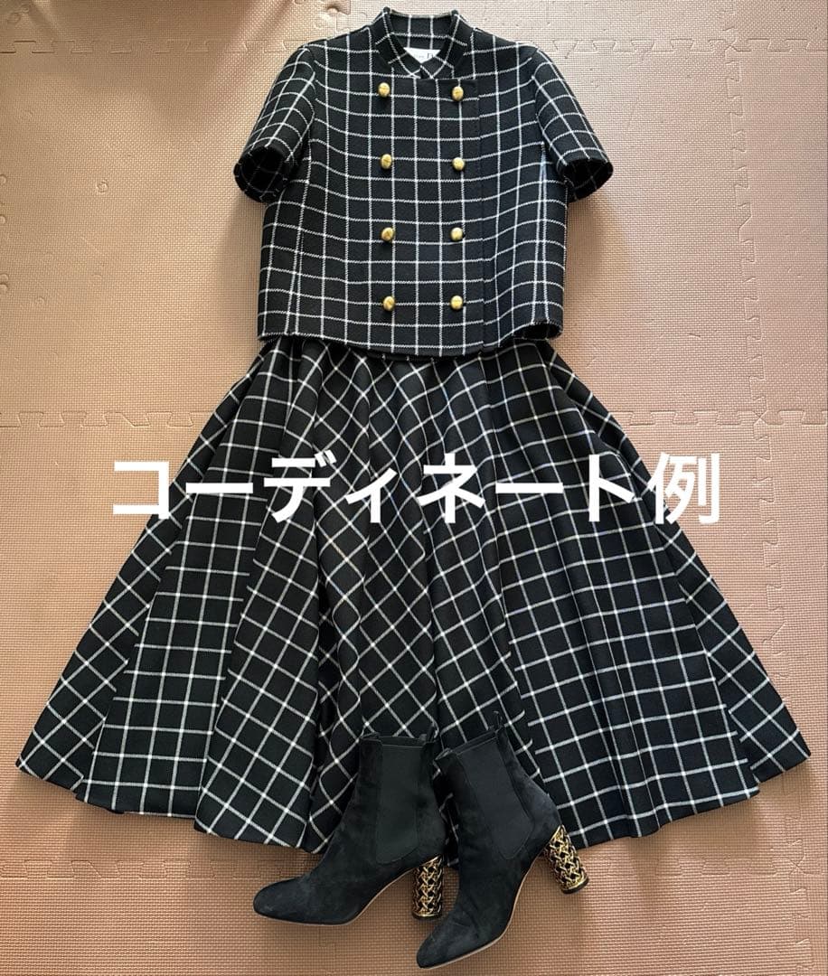 24AW DIOR ショートスリーブジャケット　黒36