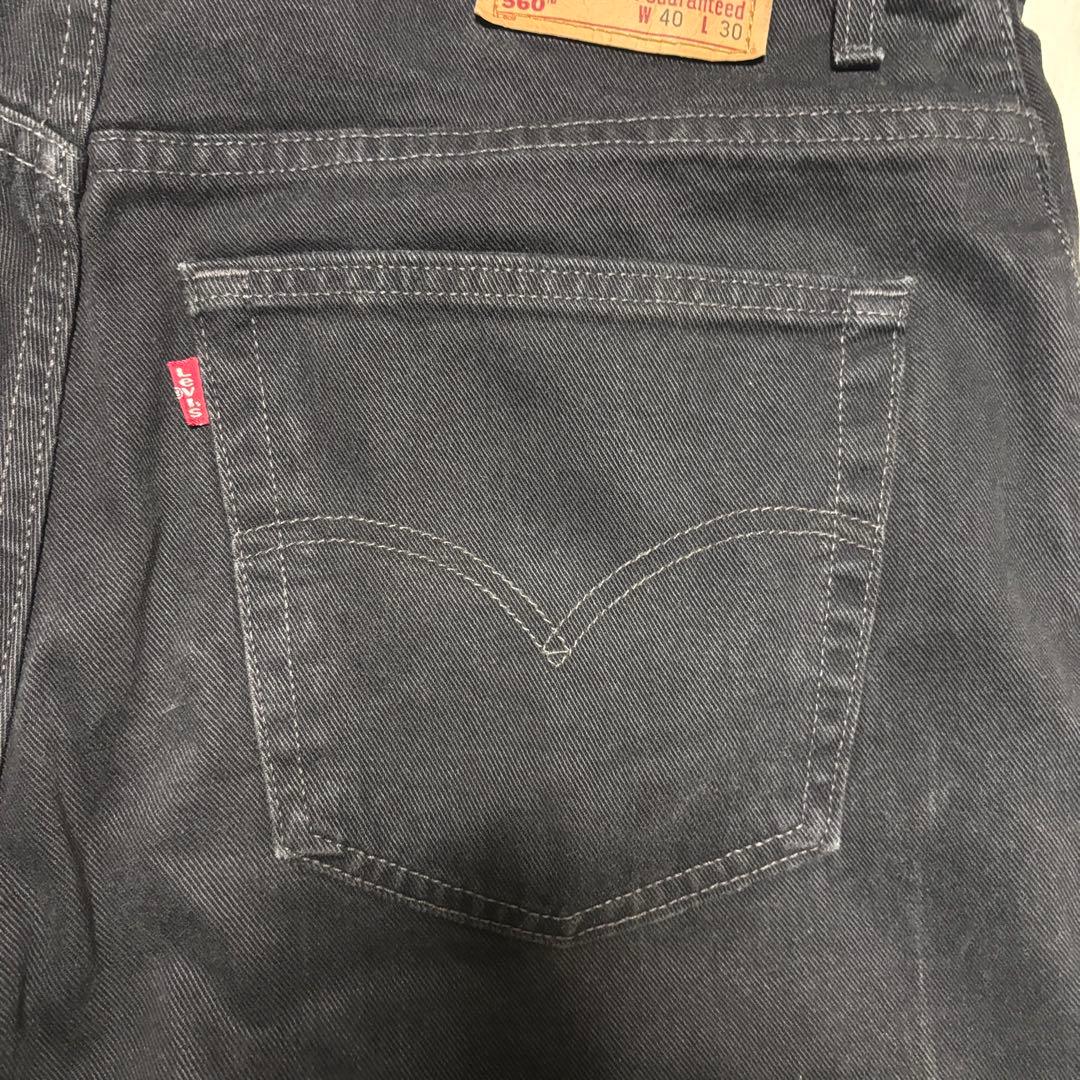 リーバイス　デニム　560 ブラック　W40 L30