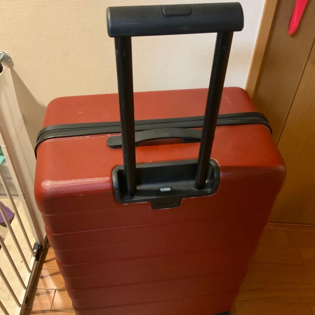 無印良品 105L スーツケース レッド