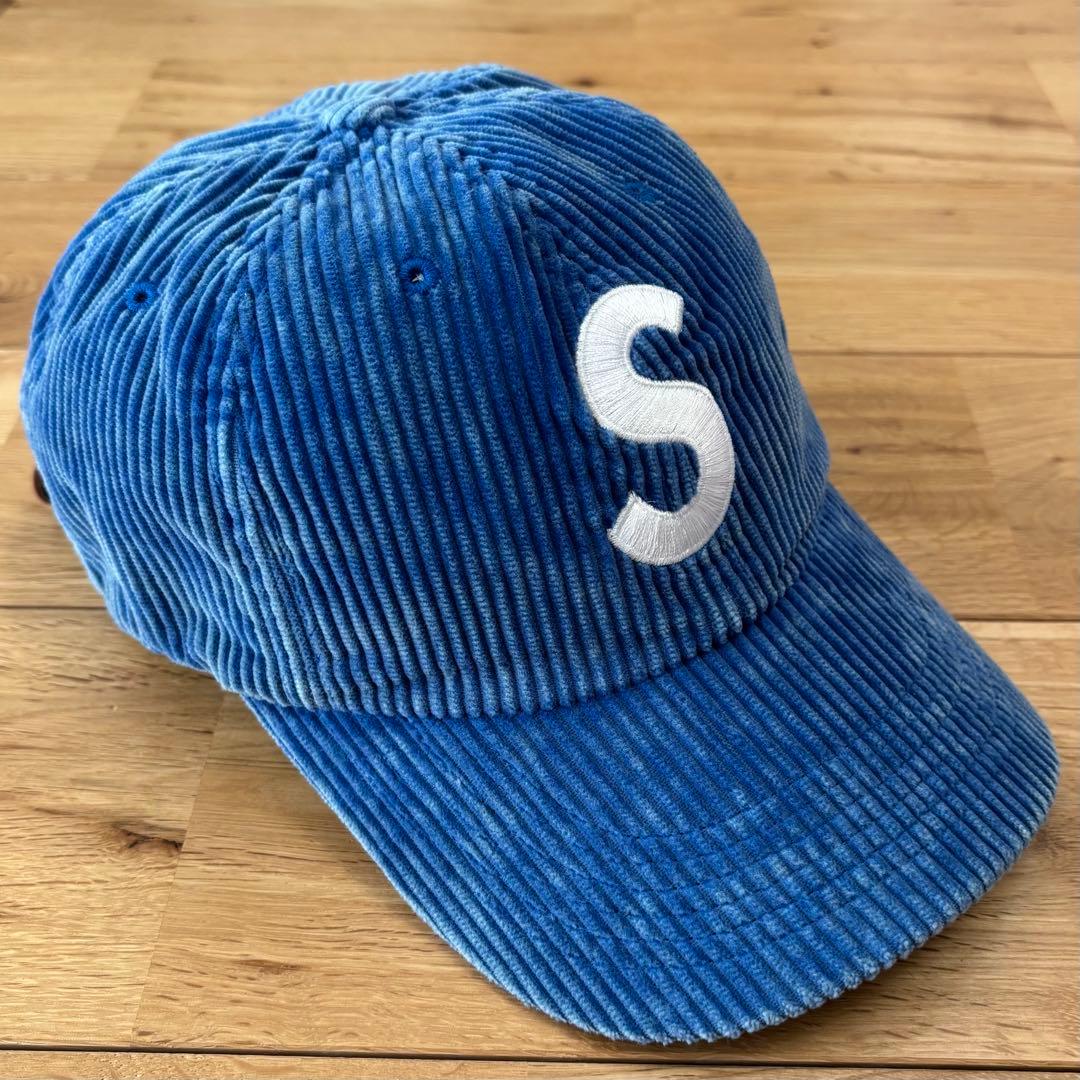 【希少カラー】Supreme Corduroy S Logo 6-Panel