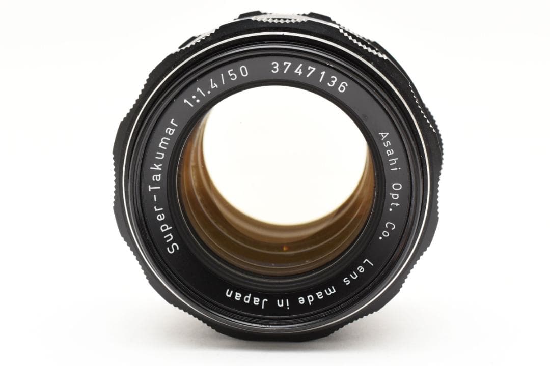 プロフ必読Super Takumar 50mm F1.4フード付 Y097