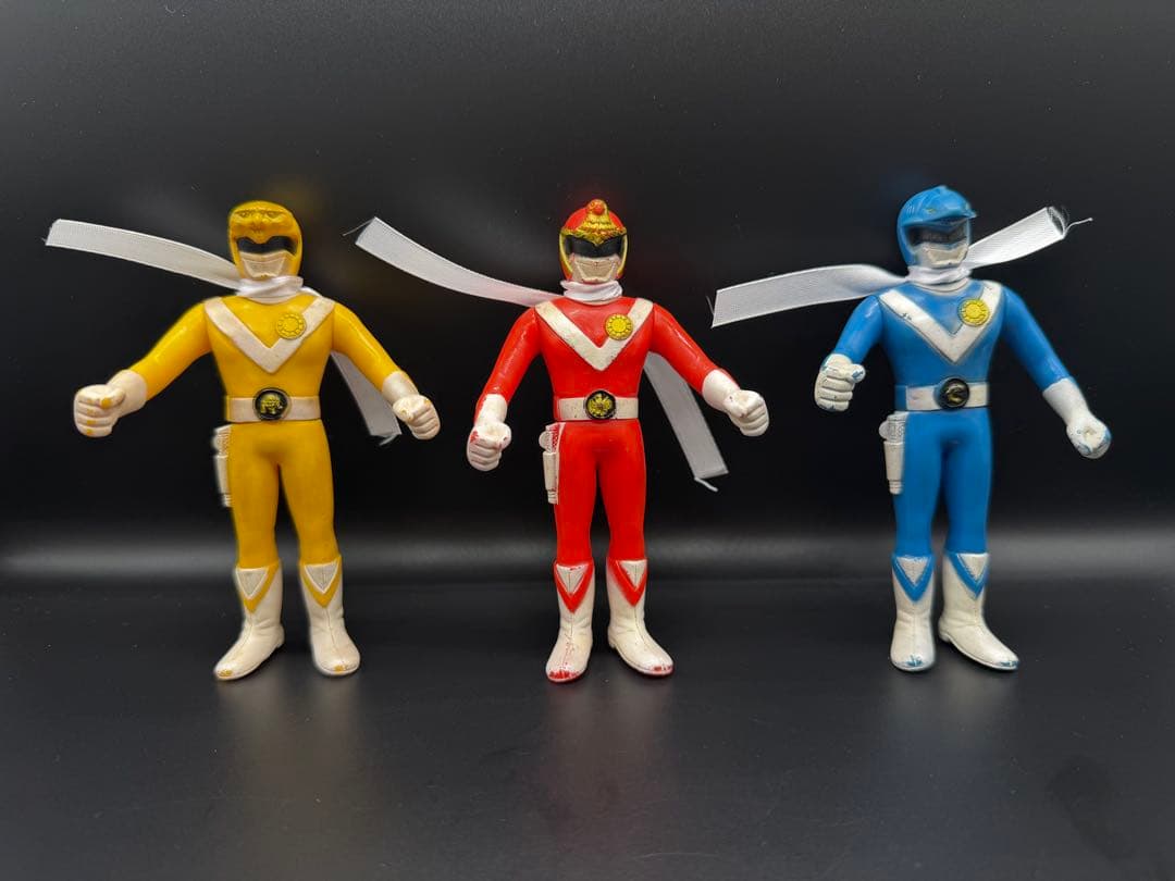 ポピー　サンバルカンソフビ　当時物　記名あり　フィギュアのみ　詳細は説明欄