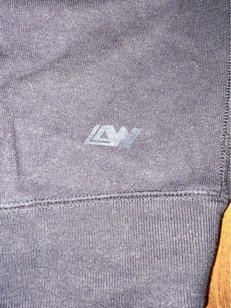 ループウィラー LW313 吊り編みリラックスフィット スウェット ブラック L