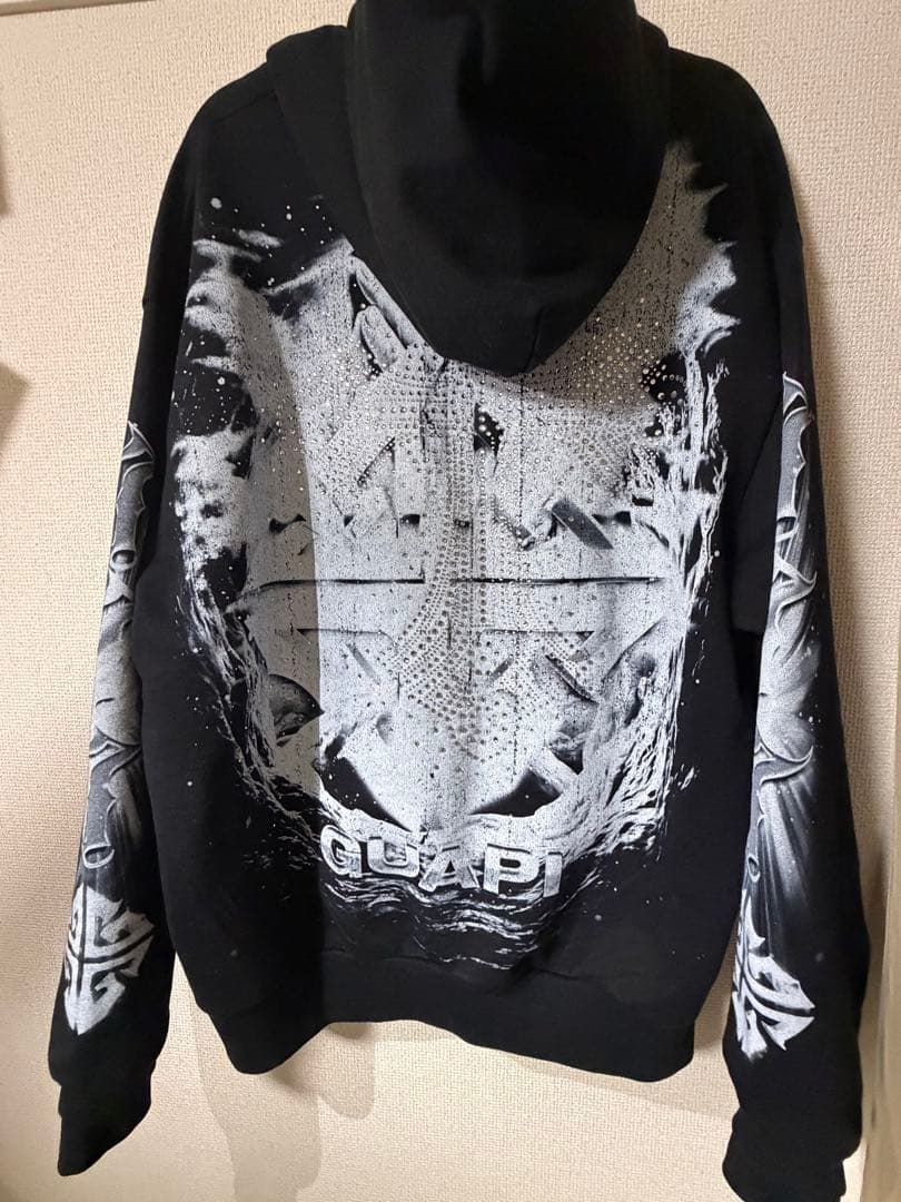 GUAPI グラフィックパーカー Sサイズ