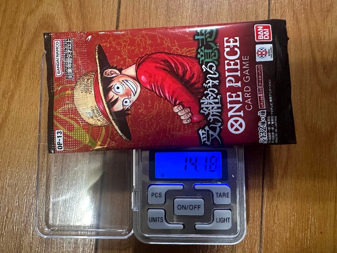 14ｇ以上の 受け継がれる意志 ワンピースカードOP-13