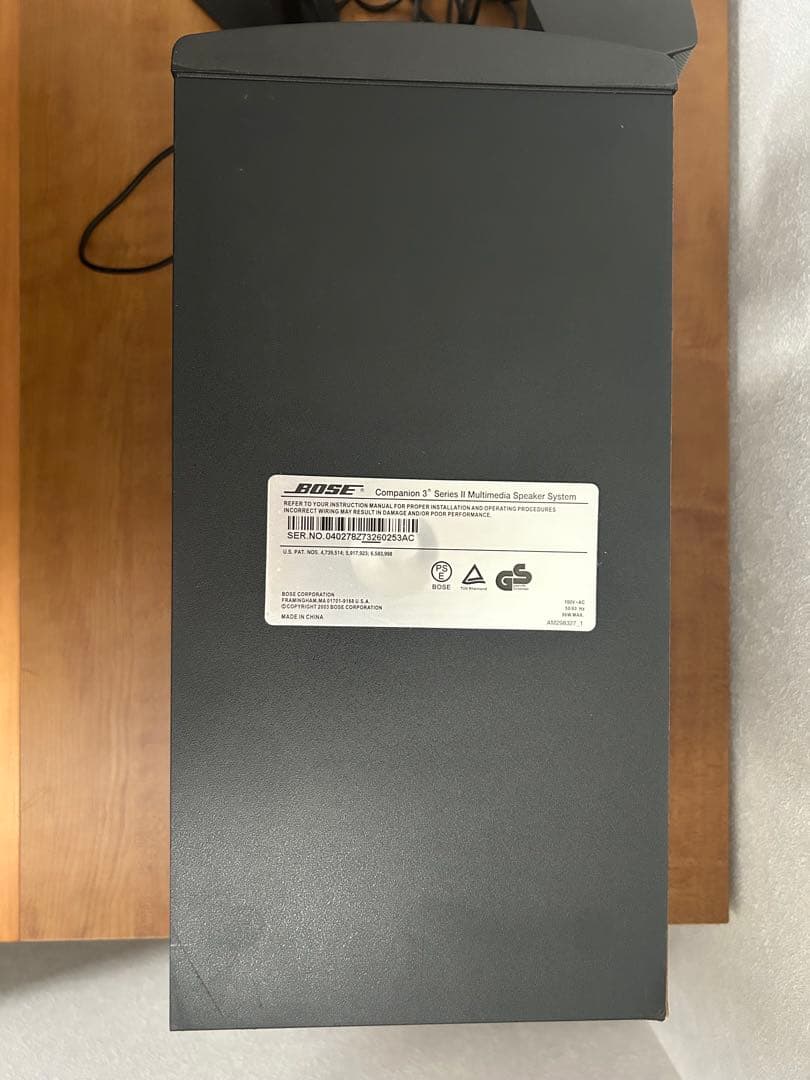 スピーカー・ウーファー BOSE COMPANION3 SERIES2