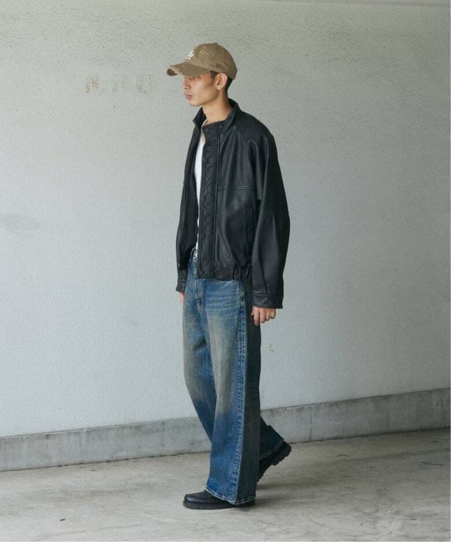 【journal standard】シープ レザー スタンド ブルゾン