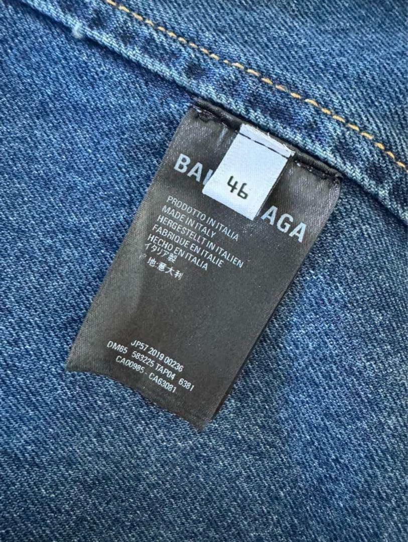 バレンシアガ 19AW デストロイド デニムコート