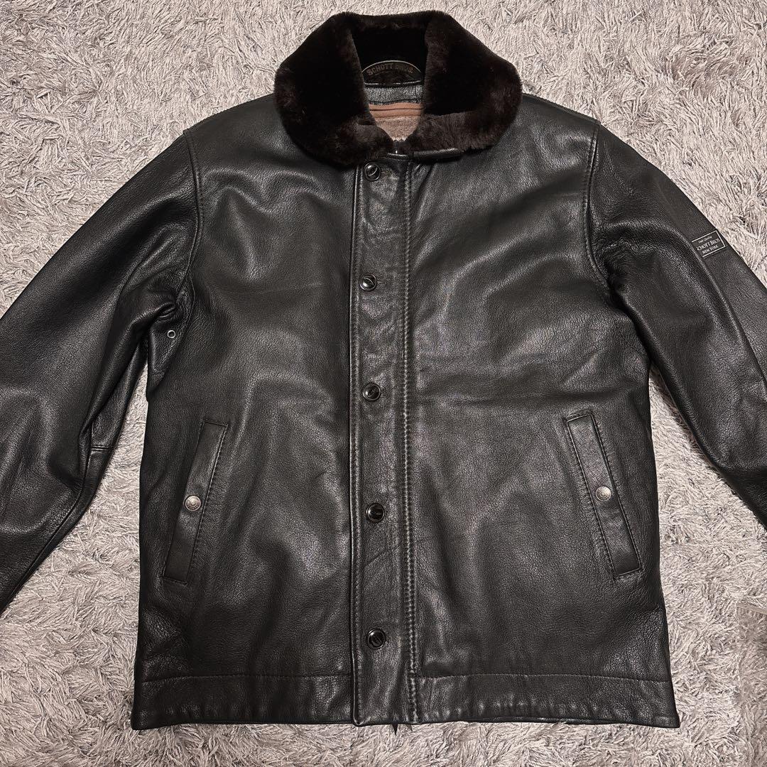 Schott(N-1ゴートレザーデッキジャケット L)