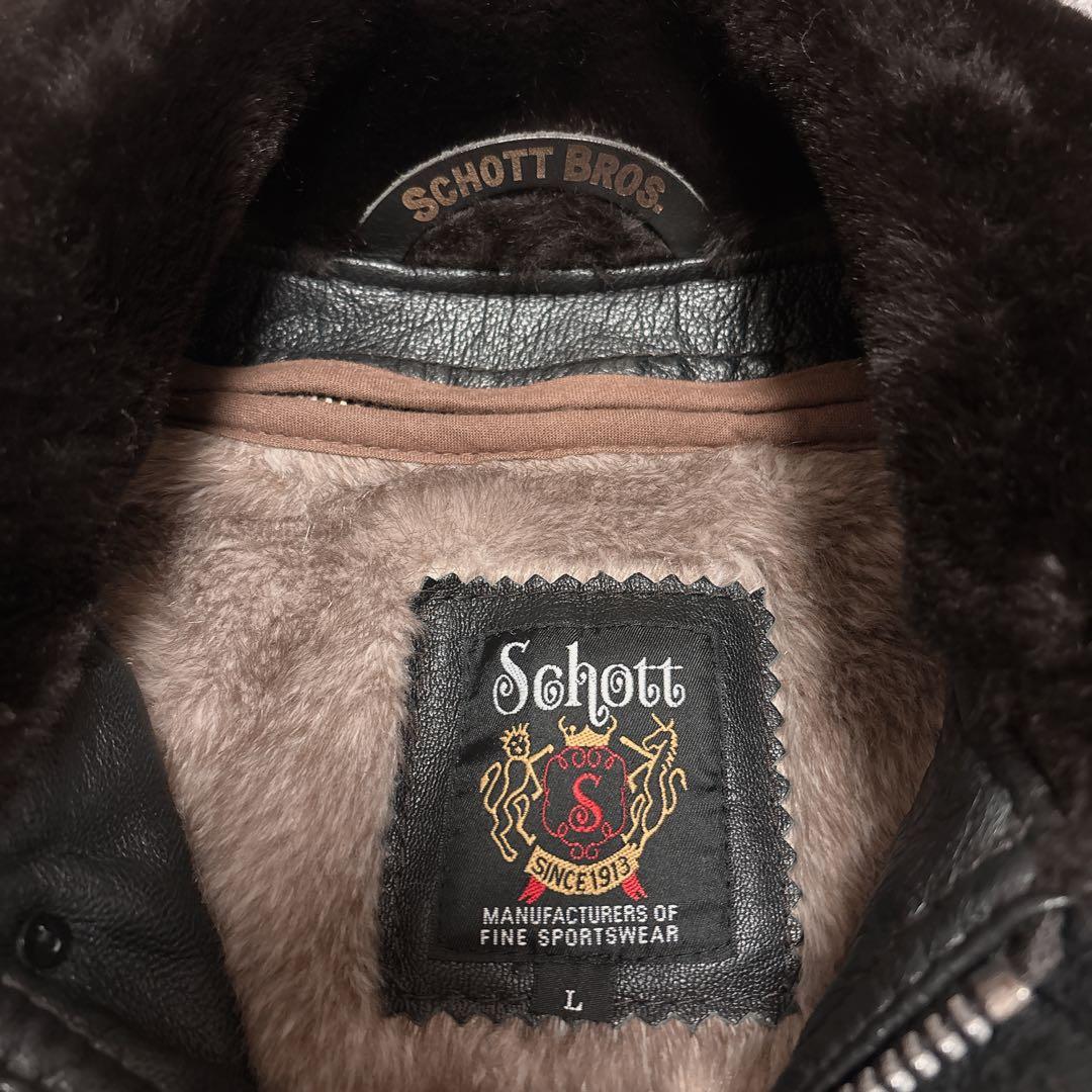 Schott(N-1ゴートレザーデッキジャケット L)