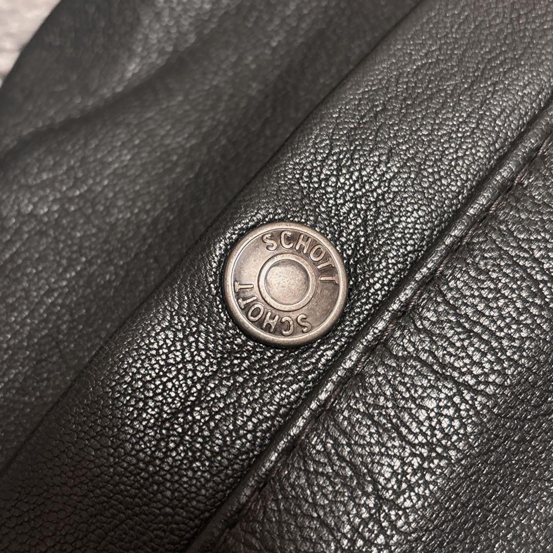 Schott(N-1ゴートレザーデッキジャケット L)