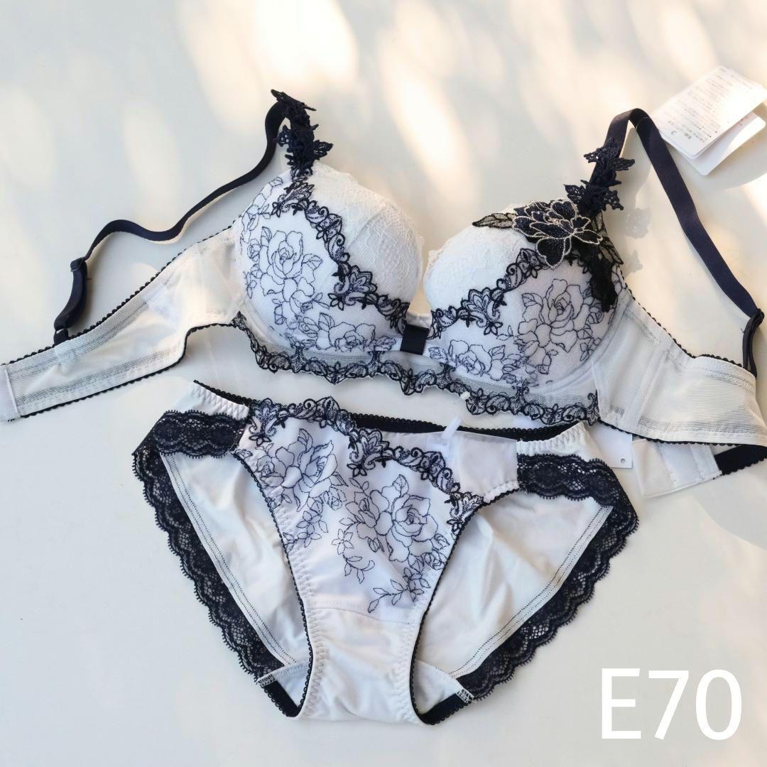 パルファージュ35S♪リボンブラE70&ショーツM セット ラメ 新品