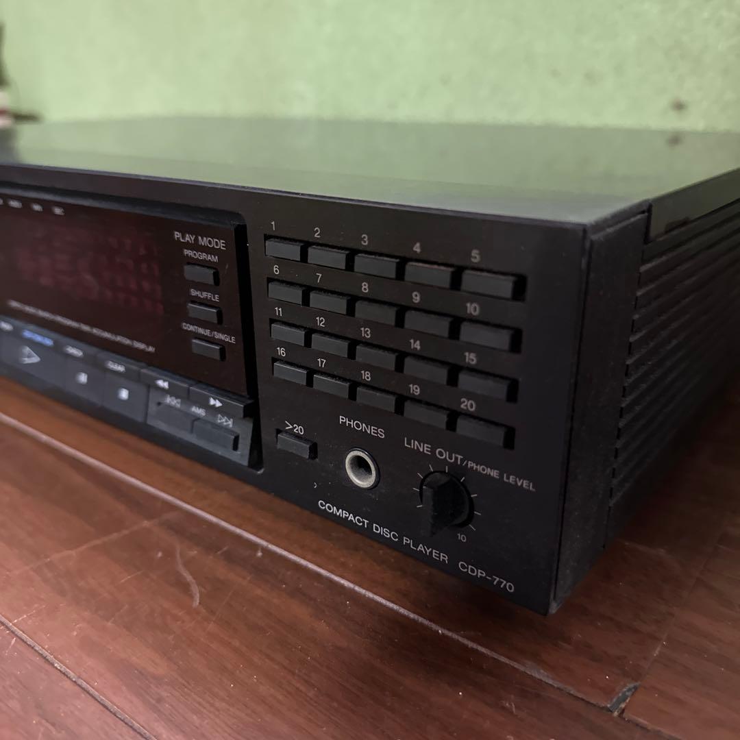 SONY CDP-770 CDプレイヤー