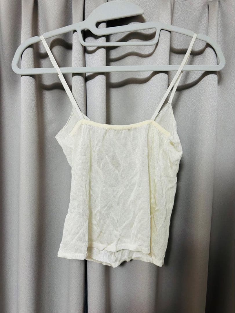 CHANEL ホワイトキャミソール サイズ36