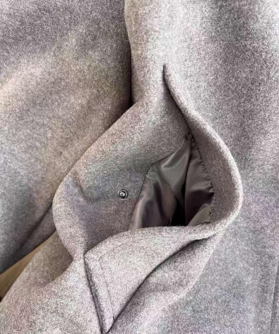 Loro Piana 2025冬季新作 男性用厚手羊毛飛行員ジャケット Mサ