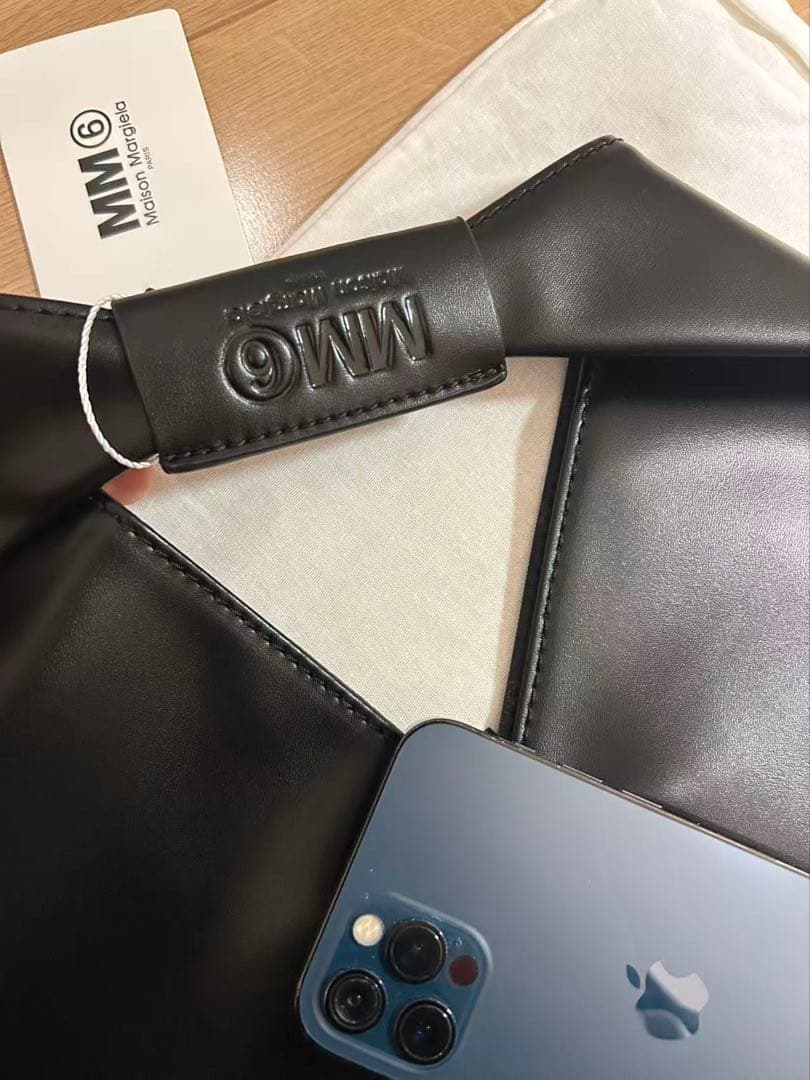 タグ付き　MM6メゾンマルジェラ ジャパニーズトライアングルトートバッグ