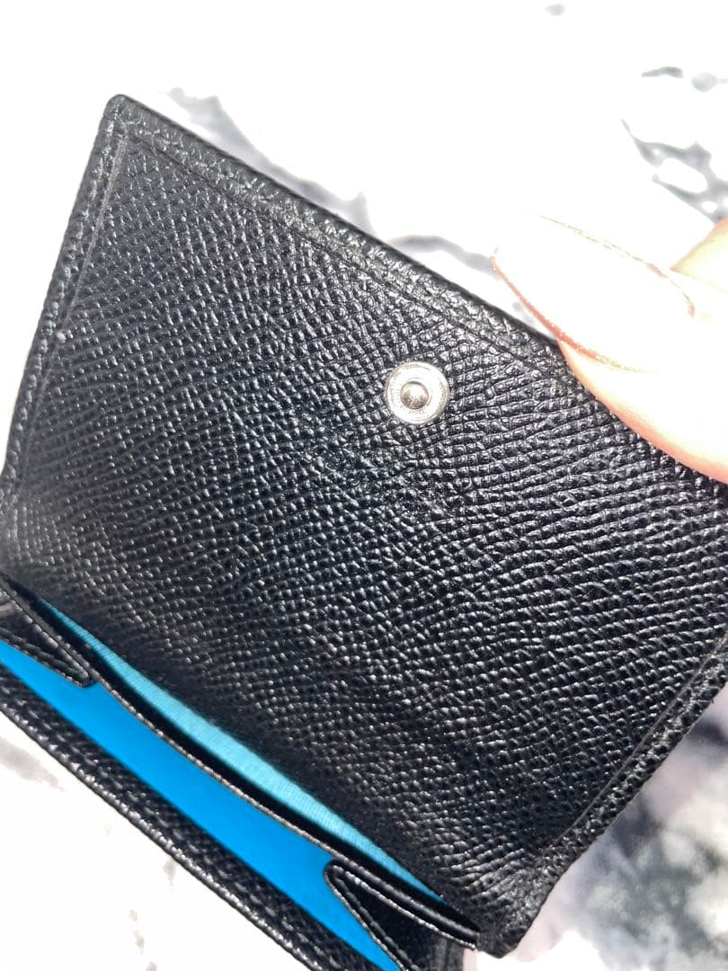 BVLGARI 黒レザー折りたたみケース