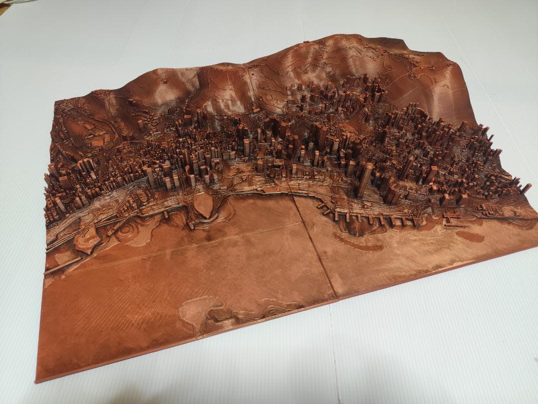 依頼品　香港立体模型　サイズ 574mm×400mm