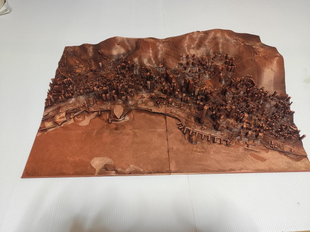依頼品　香港立体模型　サイズ 574mm×400mm