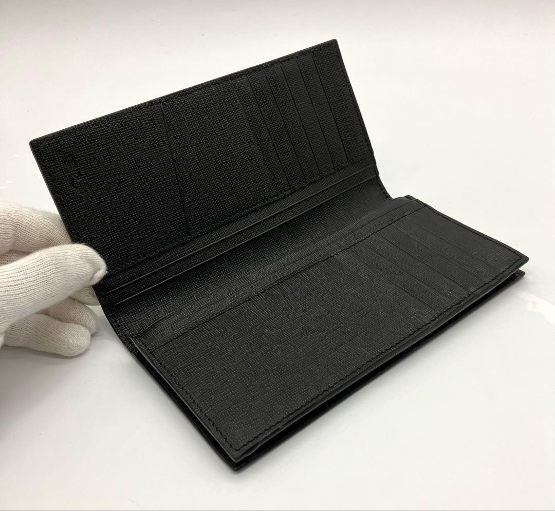 ⭐️ 極美品 フェンディ ズッカ FF 二つ折り 長財布 ブラック PVC 鑑定済